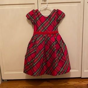 Janie and Jack Christmas Plaid Tartan Dress 4T